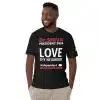 Dr.SHIVA™ 2024 LOVE THY NEIGHBOR™ Short-Sleeve Unisex T-Shirt - Black - Image 3