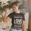 Dr.SHIVA™ 2024 LOVE THY NEIGHBOR™ Short-Sleeve Unisex T-Shirt - Black - Image 6