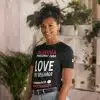 Dr.SHIVA™ 2024 LOVE THY NEIGHBOR™ Short-Sleeve Unisex T-Shirt - Black - Image 4