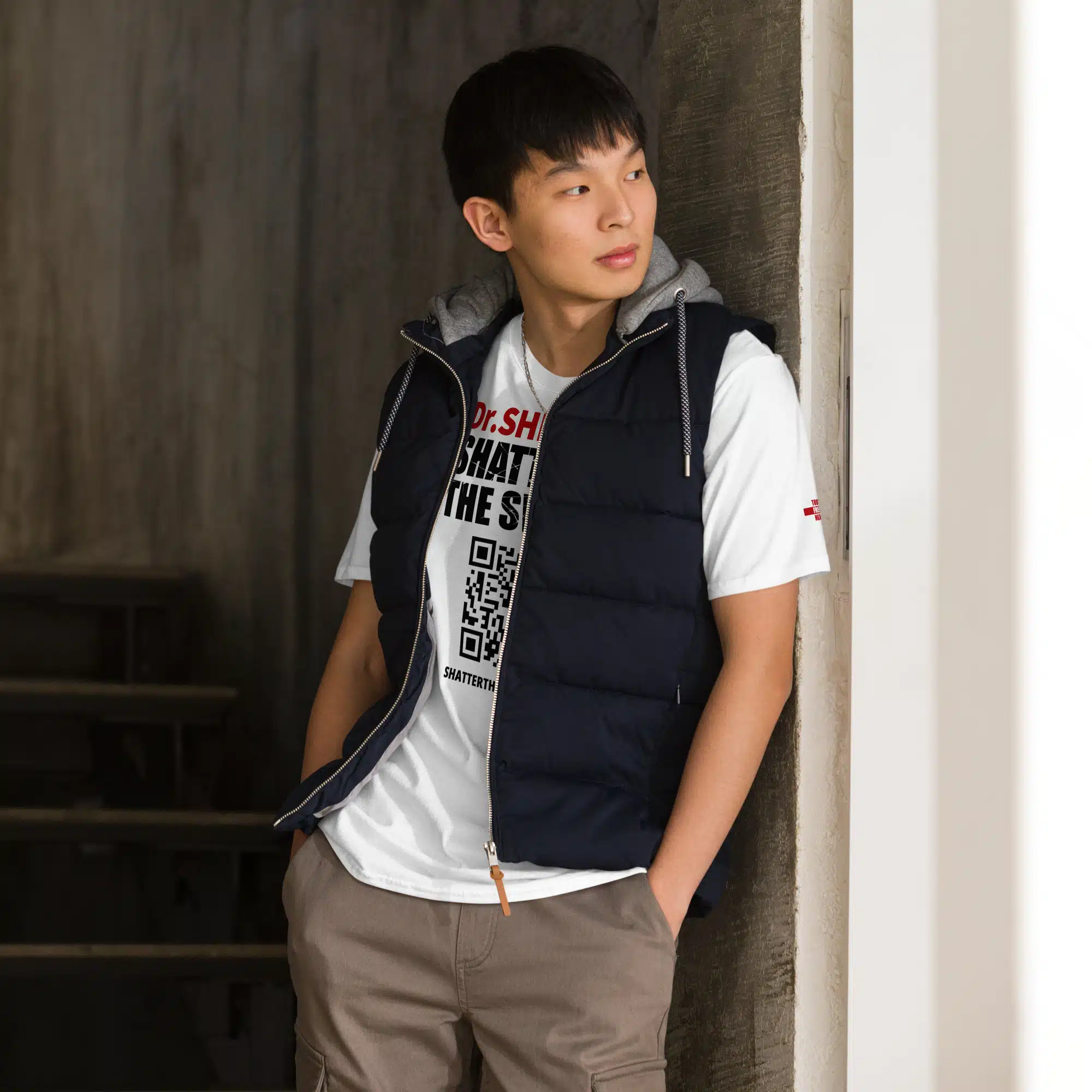 SHATTER THE SWARM™ Short-Sleeve Unisex T-Shirt - WHITE - Image 5