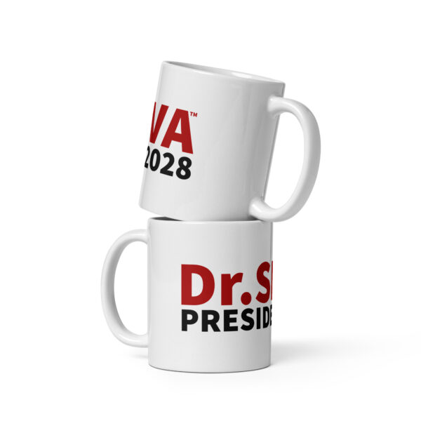 Dr.SHIVA™ 2028 White glossy mug